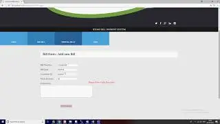 HYDRO BILL PAYMENT MANAGEMENT SYSTEM ASP.NET PROJECT