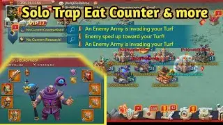 Lords Mobile F2P Solo Trap | Eat Mini Gang Bang & more