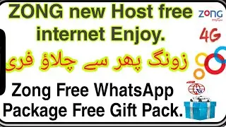 Zong free internet offer 2022 | zong internet on WhatsApp  | zong free internet today 2022