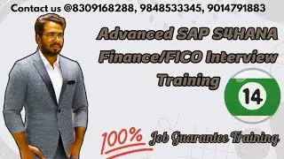 Advanced SAP S4HANA Finance Interview Training -14: SAP FICO Interview Preparation