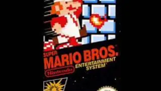 Super Mario bros main theme backwards
