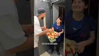 Мне сказали,  что у неё юбилей 60 лет, а она еще и моя подписчица, я решил сделать сюрприз 🥹🥳❤️