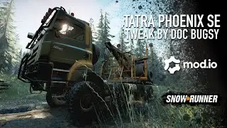 Tatra Phoenix SE with foldable logging addon in Snowrunner