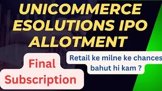 Unicommerce eSolutions IPO Allotment Status | #ipo #pashupatistocksinsight
