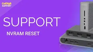 CalDigit Support: How to Power Cycle & Reset your NVRAM on an Apple MacBook and MacBook Pro
