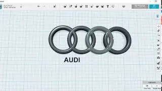 123D audi logo