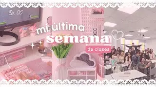 ₊˚⊹♡ My last week of classes ⋆ A calm and cozy university vlog 🌸
