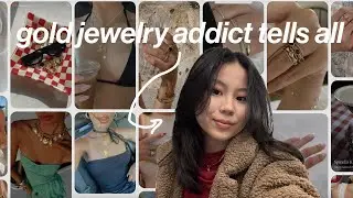 All the it girls are wearing gold jewelry this fall... trust me (solid 14k jewelry ft. linjer)