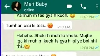 Gf and Bf whatsapp conversation hindi|New Chat leaked| Whatsapp conversation