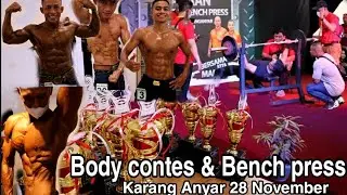 Kejuaraan BODY CONTES & BENCH PRESS. Palur Karang anyar.. Jawa tengah