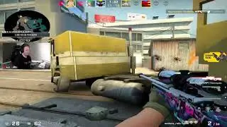 ЭЙС НА 2500 ЭЛО ОТ RACHEL / нарезка cs:go RACHELR faceit