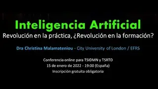 Inteligencia Artificial. Revolución en la práctica, ¿revolución en la formación?