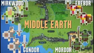 The Lord of the Rings Map At War For 600 Years! - WorldBox