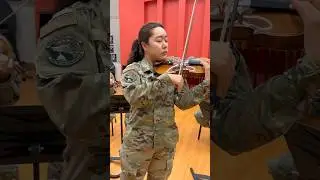 Are you in the mood for a melody? #usafband #shorts #violin