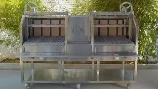 Argentine Parrilla Grill 98” | Stainless Steel Argentine Grill