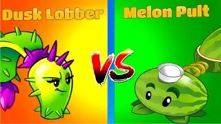 Plants vs Zombies 2 DUSK LOBBER vs MELON PULT FREE PVZ Plants