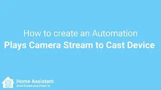 Play Camera Stream when someone is at the door | Play Media Action