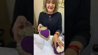 Uso de terciopelo opaco y metalizado