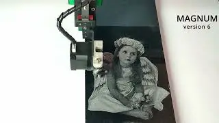 Magnum granite engraving machine