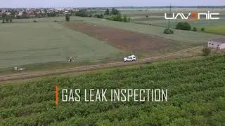 Kontrola tesnosti plynovodu za pomoci UAV