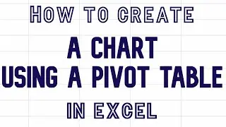 How to create a chart in Excel using a pivot table video #excel #pivottable #chart #exceltips