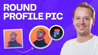 How to turn square picture into round one in Figma