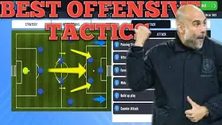 New Working Formation 3-4-2-1 Tactics. Soccer manager 2023||Best Offensive Tactics .