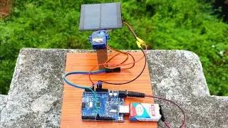 Intelligent #solar tracker | No Ldr Sensor | #miniproject | #collegeprojects | #school project ideas