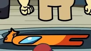Among Us Logic but the Impostor Workouts but only Mr.Cheese on the screen (Among Us Animation)