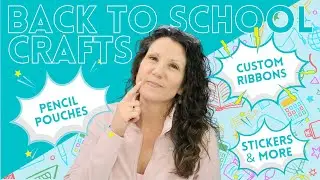 Back To School Cricut Crafts For 2024 | Craft With Me! 🚌