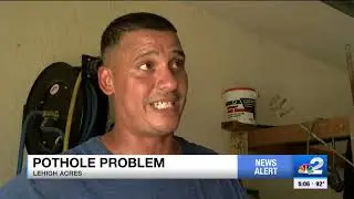 Potholes in Lehigh Acres roads creating headaches for drivers