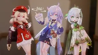 【360 ° VR】Genshin&&HonkaiStarRail  cute is by my side!