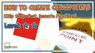 Roblox Studio - How To Create Checkpoints [Skip Stage feat. Remote Function]
