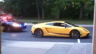Aventador, Murcialago & 458 GET PULLED OVER [ND4SPD] - Ghibli Central