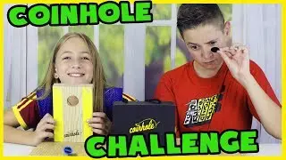 COINHOLE GAME CHALLENGE! New game from Hasbro