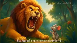સિંહ અને ઉંદરની મિત્રતા | બાળવાર્તા | The lion and rat story in gujarati subtitles | Moral story