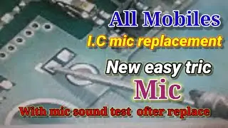 All digital mic replacement/fix mic sound/samsung digital mic replace new trick
