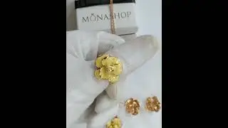 браслет, кулон, кольцо, серьги и клипсы Камея желтые #earrings #ring #bracelet #pendant