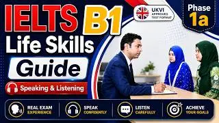 IELTS Life Skills B1 phase 1a Guide Including the Phase 1a Test: Tips and Strategies 🇬🇧