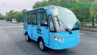 8 seater enclosed sightseeing bus - XUNHU sightseeing vehicles for sale