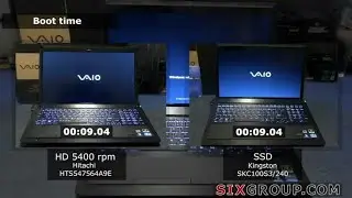 SSD vs. HDD - Sony Vaio _ Kingston