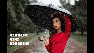 Faire de la  pluie C Facile avec Photoshop 2021.. Tuto en français !
