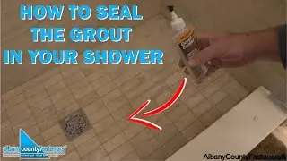 How to Seal Grout to Protect Your Shower Floor | DIY With Bob