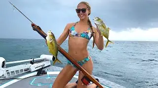Hunting Fish in a THUNDER STORM!!