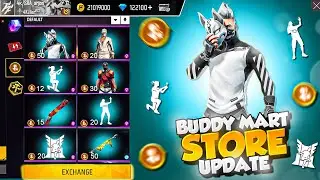 অবশেষে Buddy Mart স্টোর আসছে💥😮 তারিখ কনফার্ম? Buddy Mart store update Free fire| Free fire new event