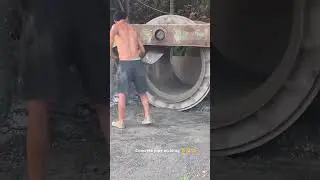 Concrete pipe casting in simple machine