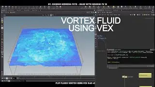 Fluid Vortex using VEX in Houdini - Breakdown - hip file