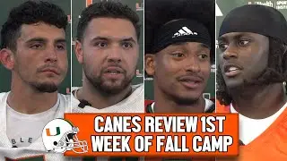 Xavier Restrepo, Cam McCormick, Daryl Porter & Damari Brown on Fall Practice No. 4
