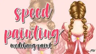 Speedpaint | Medibang Paint |  How To Draw Hair