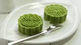 Hướng dẫn làm bánh trung thu nướng trà xanh độc đáo